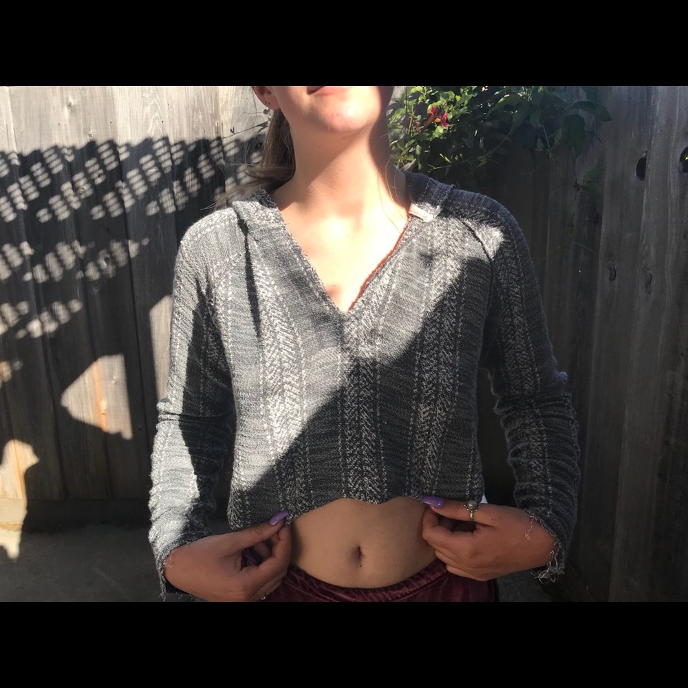 cropped sweater